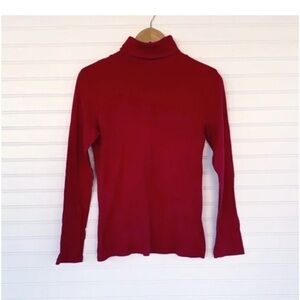 Faded Glory Bold Red Cotton Shirt